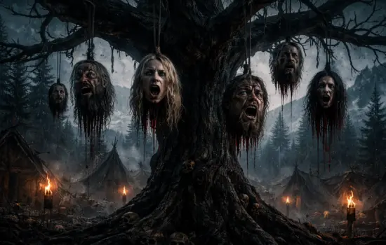 Bajo las ramas del árbol, los sacrificaban. Les cortaban las cabezas.