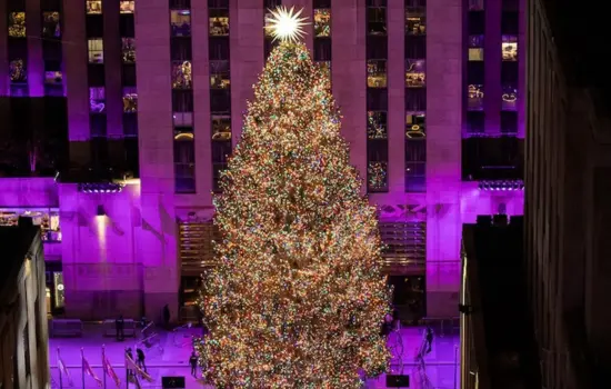 Árbol del Rockefeller Center en Nueva York