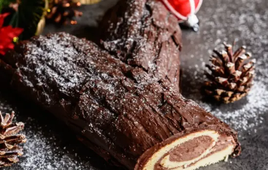"Tronco navideño" tradicional postre con origen pagano de los celtas