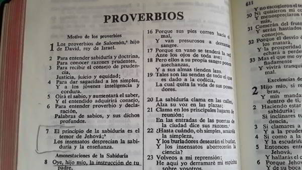 La Libro de Proverbios Resumen