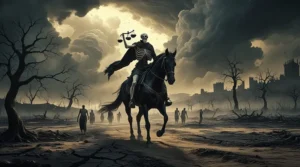 El tercer sello del Apocalipsis Caballoo Negro Hambruna