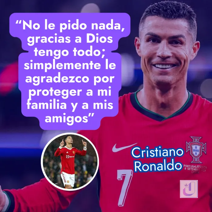 Cristiano Ronaldo - futbolistas agradecidos con Dios