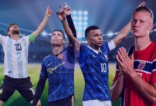 Futbolistas agradecidos con Dios. Messi Haaland Ronaldo