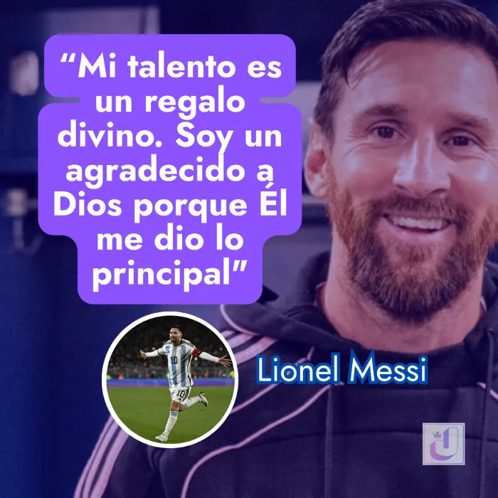 Lionel Messi - futbolistas agradecidos con Dios